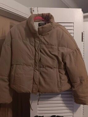 Mila & Tiff Tan Puffer Jacket